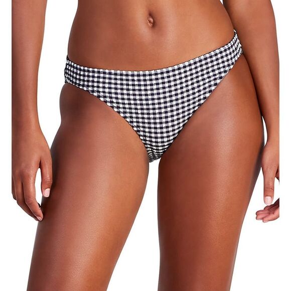 Kate Spade Women’s Classic Check-Print Bikini Bottoms - Picture 1 of 9